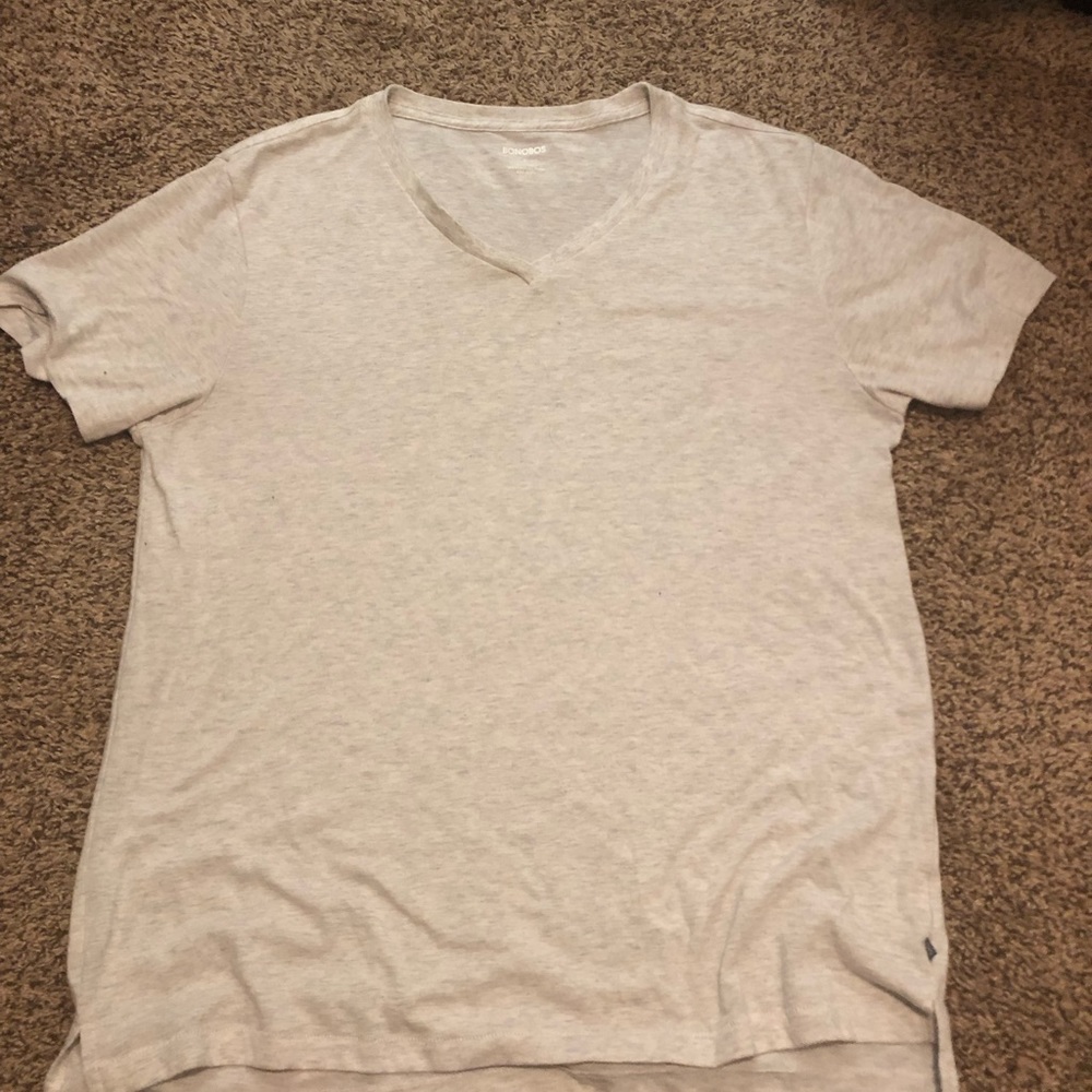Bonobos men’s large grey v neck
